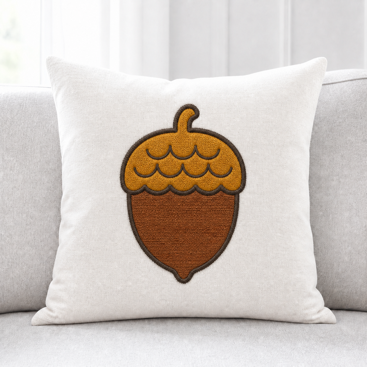 Autumn Acorn realistic lifestyle product mockup