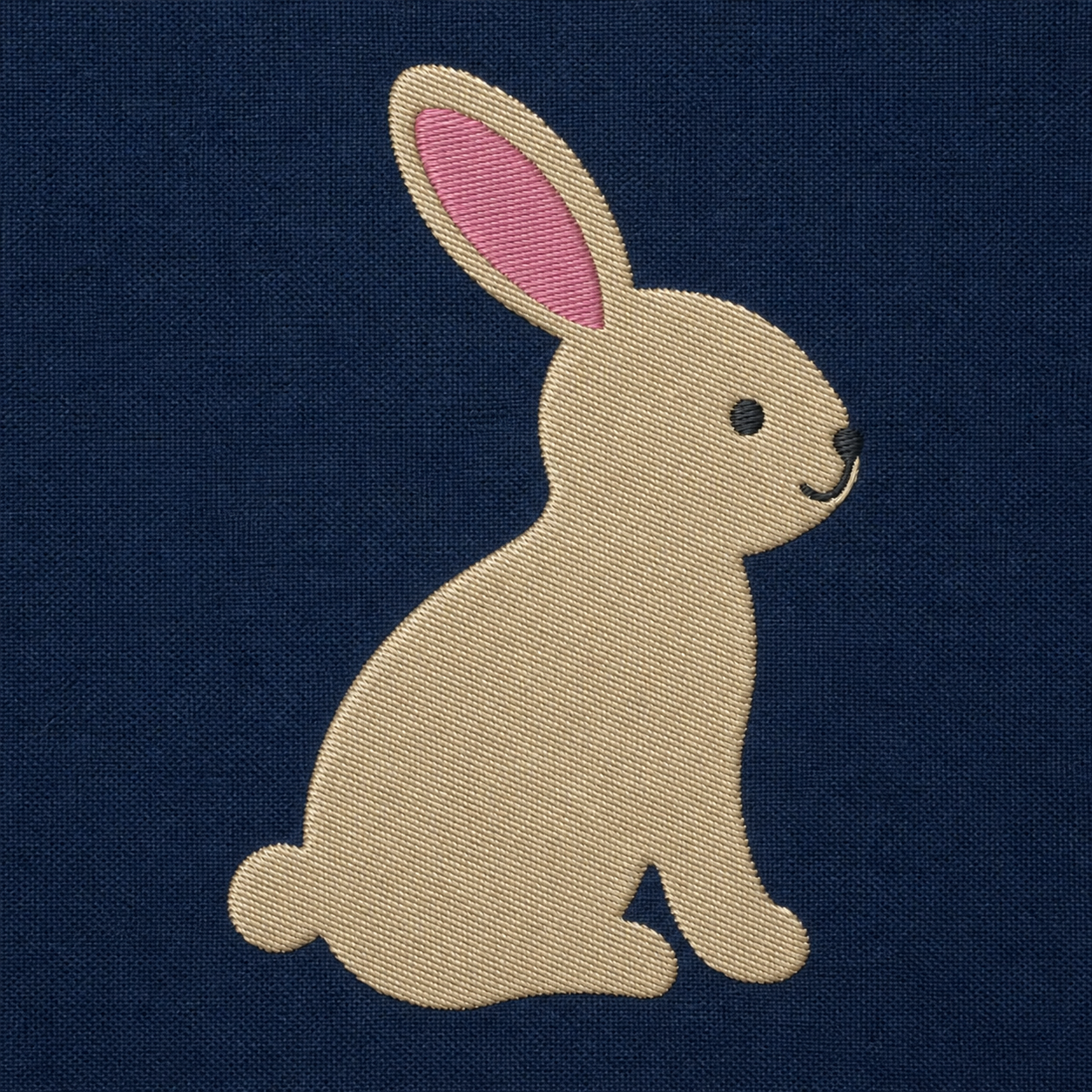 Meadow Baby Bunny machine embroidery design stitch preview