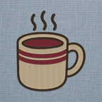 Autumn Coffee Cup machine embroidery design stitch preview
