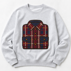 Autumn Flannel Shirt realistic lifestyle product mockup