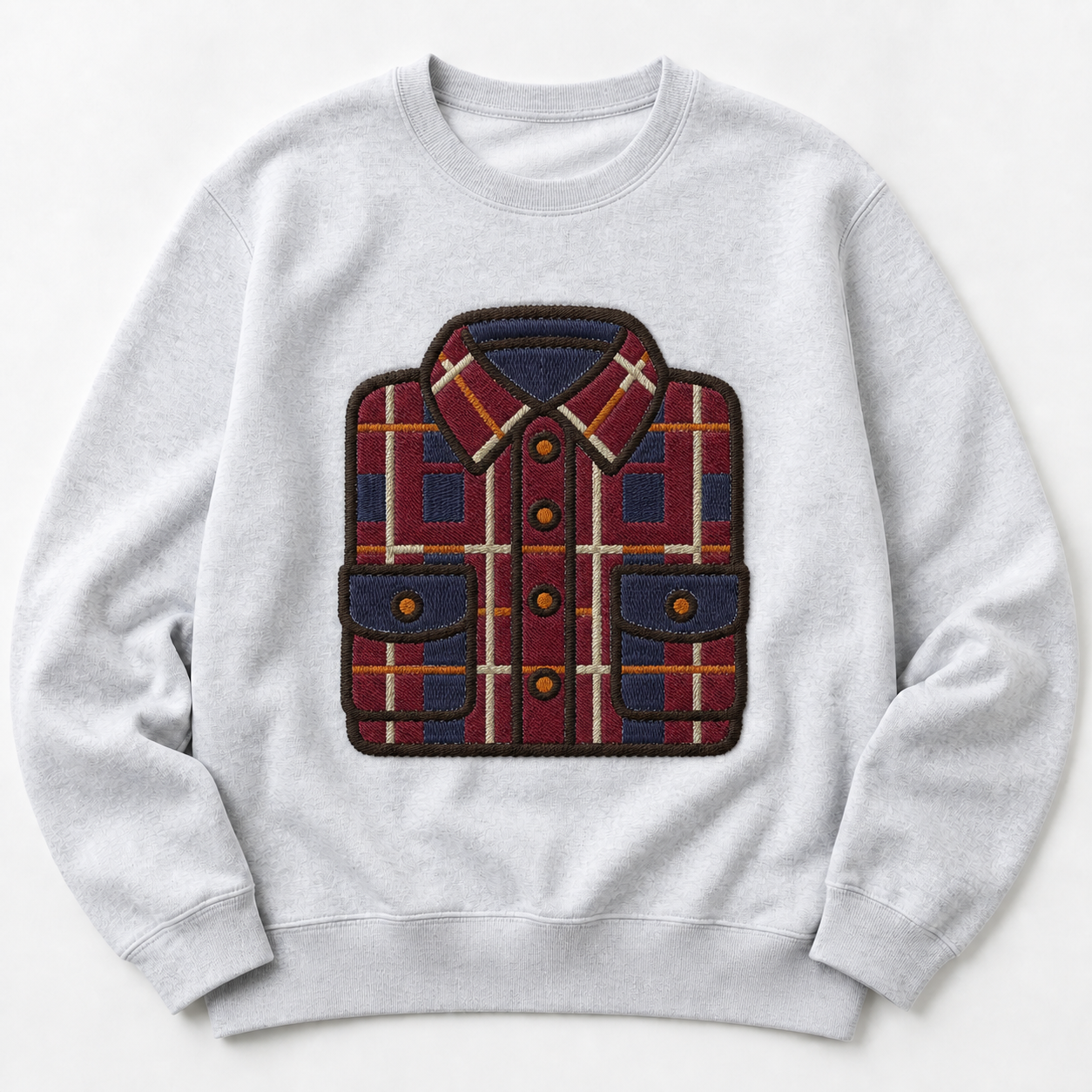 Autumn Flannel Shirt realistic lifestyle product mockup