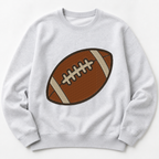 Autumn Football machine embroidery design on sweatshirt