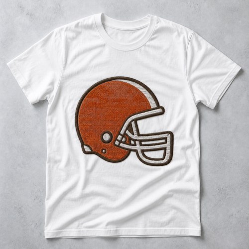 Autumn Football Helmet realistic lifestyle product mockup