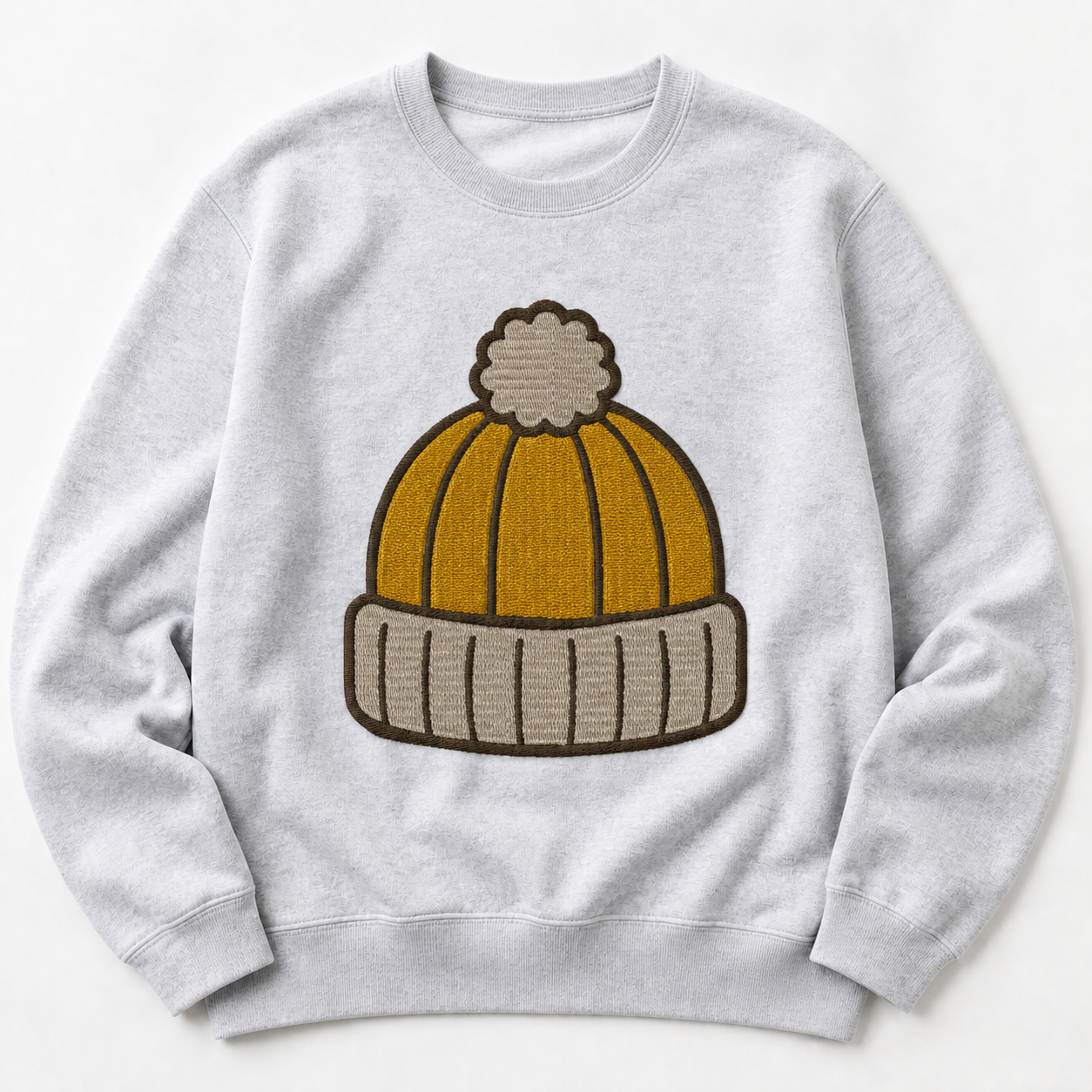 Autumn Knit Beanie realistic lifestyle product mockup
