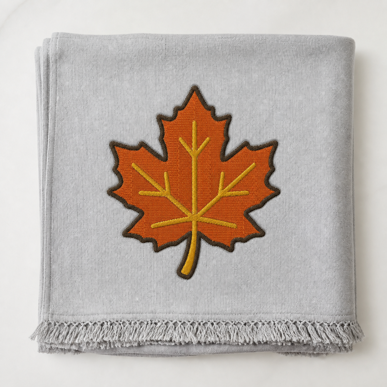 Autumn Maple Leaf realistic lifestyle product mockup