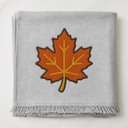 Autumn Maple Leaf realistic lifestyle product mockup