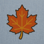 Autumn Maple Leaf machine embroidery design stitch preview