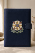 Gilded Quest Crystal Compass machine embroidery design product mockup