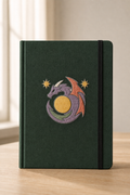 Gilded Quest Dragon Familiar machine embroidery design product mockup