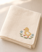 Meadow Baby Duckling Machine Embroidery Design, Instant Download product mockup