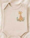 Meadow Baby Giraffe Machine Embroidery Design, Instant Download product mockup