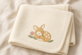 Meadow Baby Sleeping Fawn Machine Embroidery Design, Instant Download product mockup