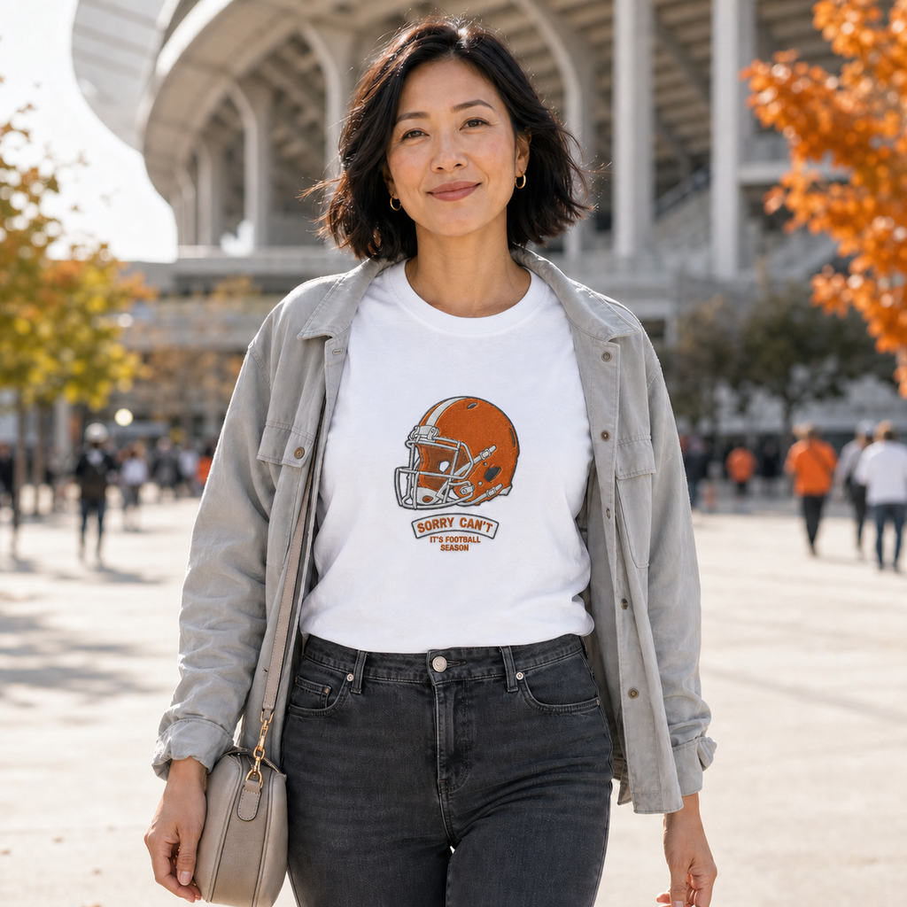 Sorry, Can't - It's Football Season stadium lifestyle mockup