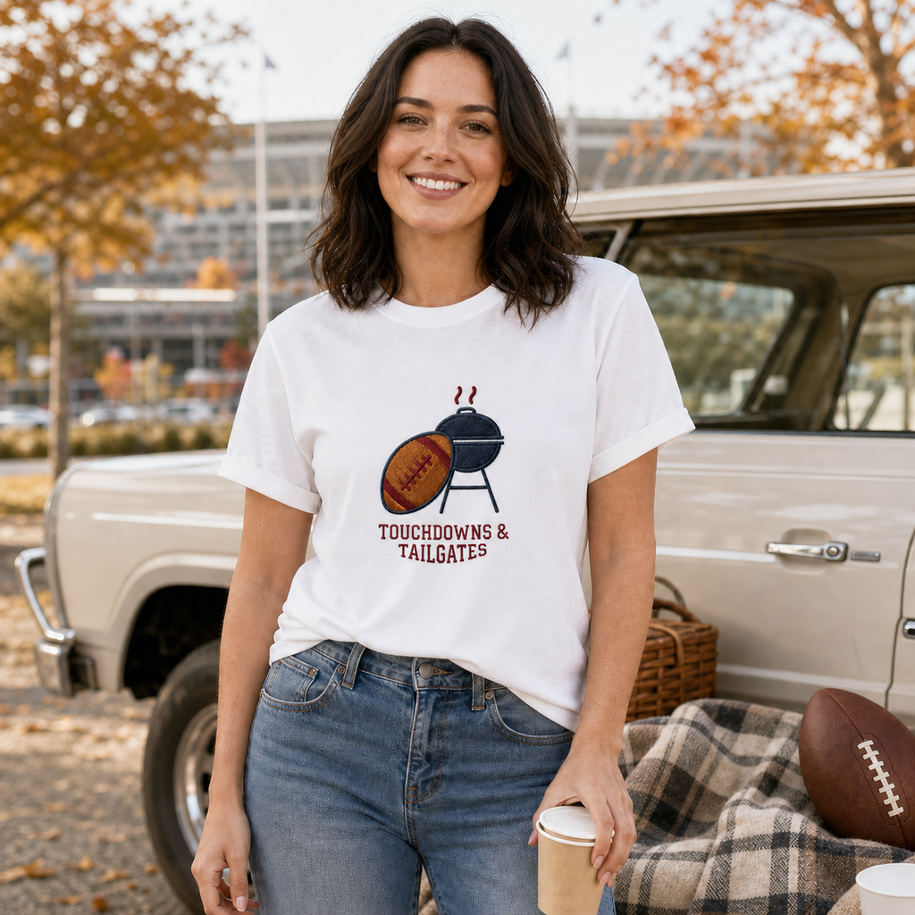 Touchdowns and Tailgates tailgate lifestyle mockup